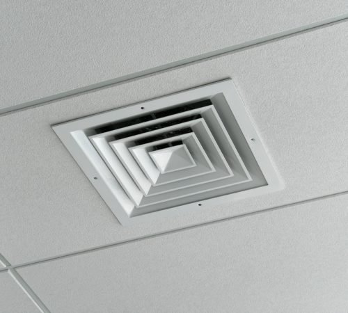 Ceiling,Socket,For,The,Ventilation,Duct,Of,A,Cooling,And